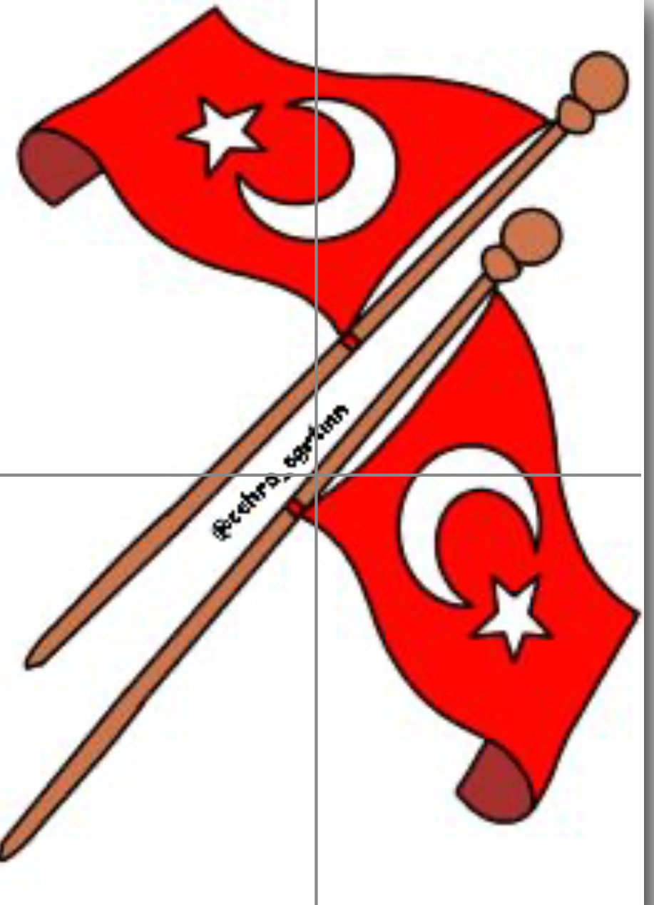 4 A4 Türk Bayrağı