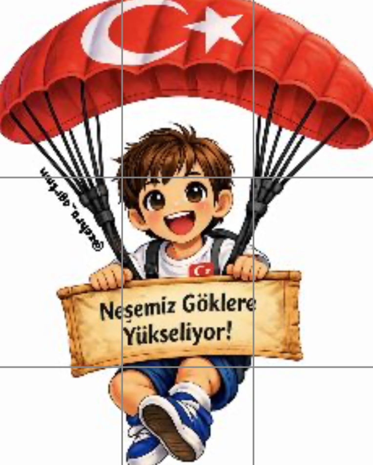 9 A4 Paraşütlü Çocuk 7