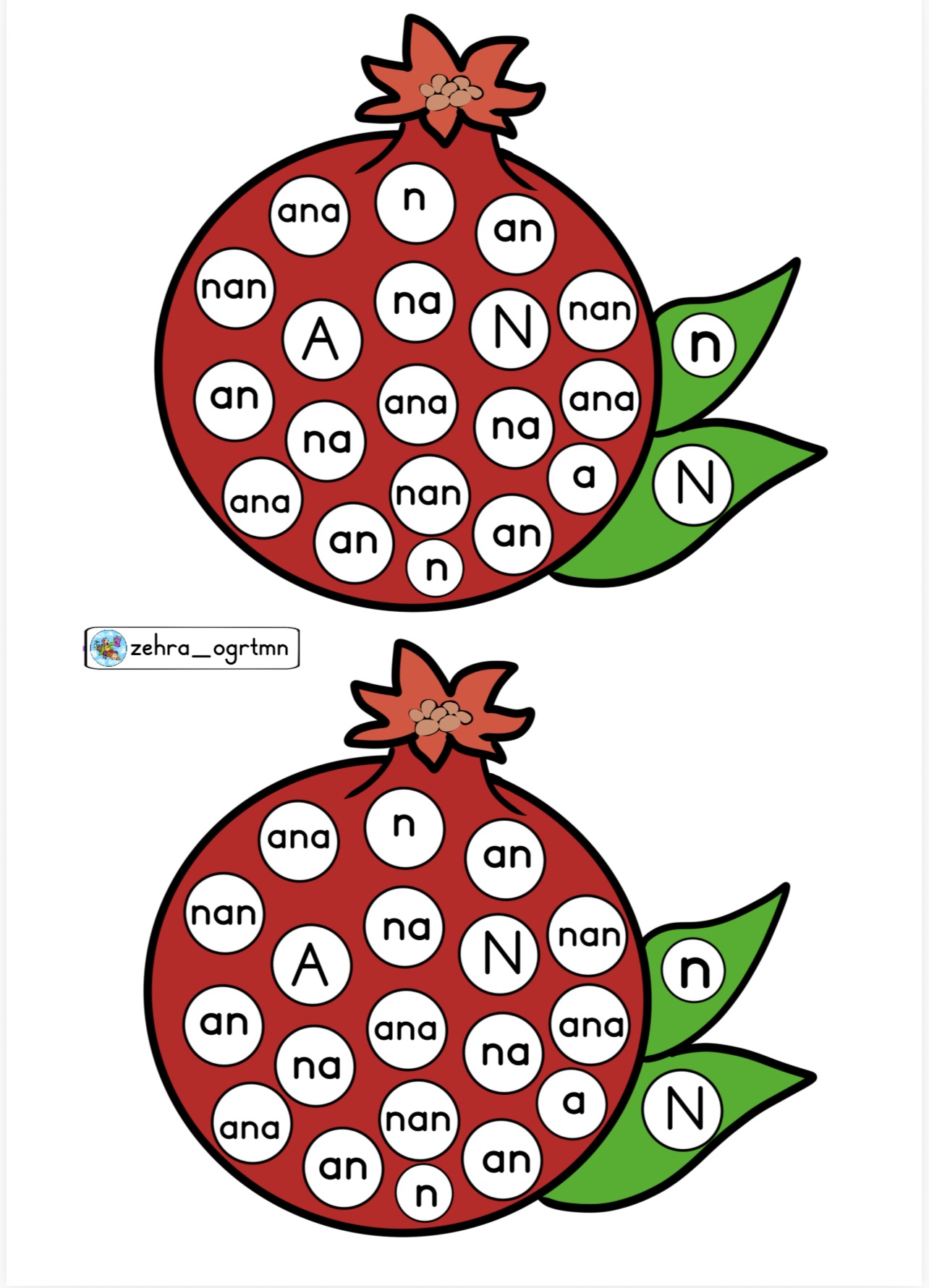 N Sesi Narlı Okuma Etkinliği - Ücretsiz İndir
