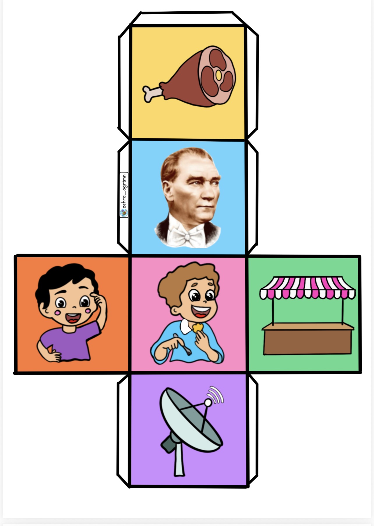 T Sesi Dikte ve Okuma Küpleri Etkinliği
