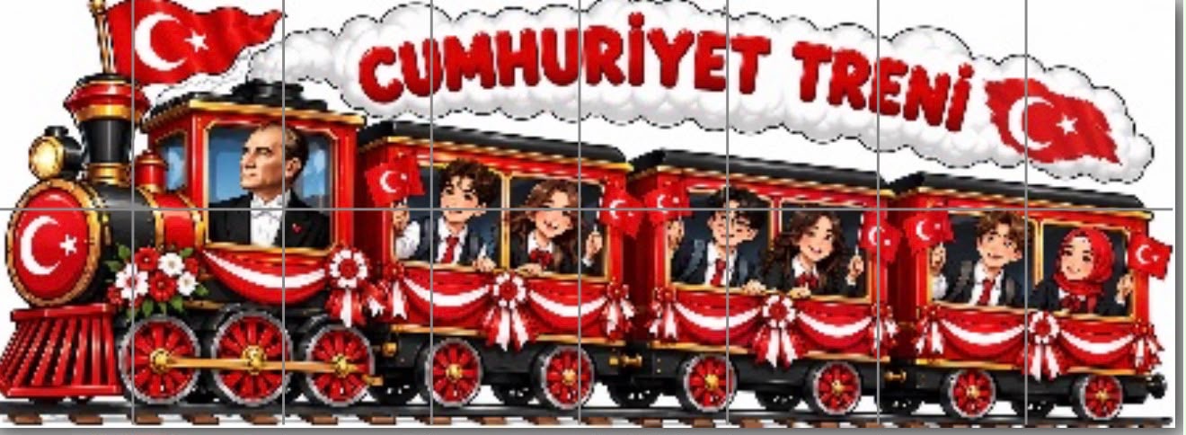 16 A4 Ortaokul Cumhuriyet Treni